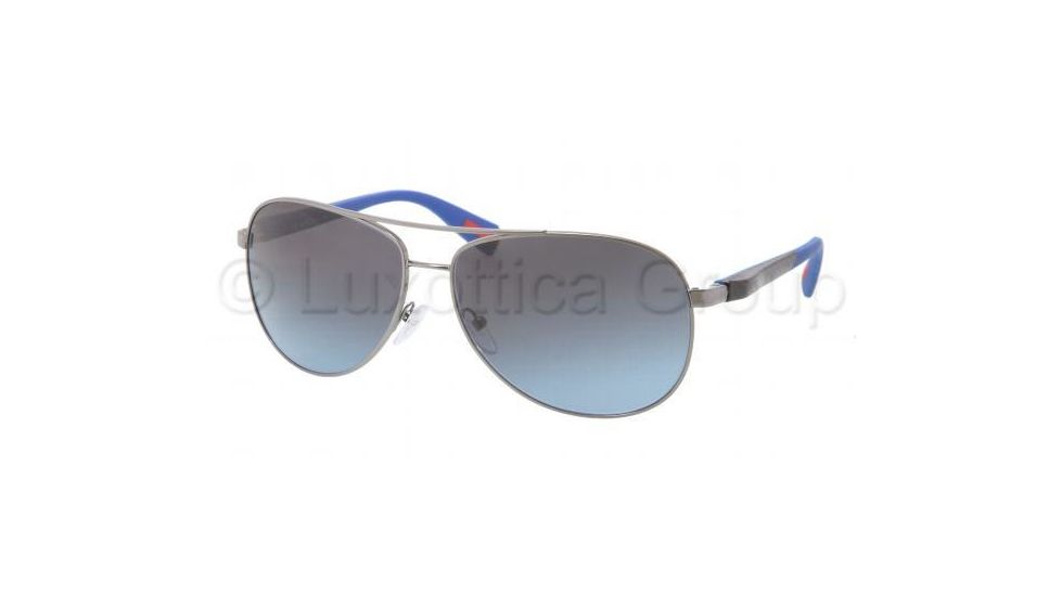 Prada PS51OS Bifocal Prescription Sunglasses PS51OS-5AV5I1-6214 - Lens Diameter 62 mm, Frame Color Gunmetal Grey