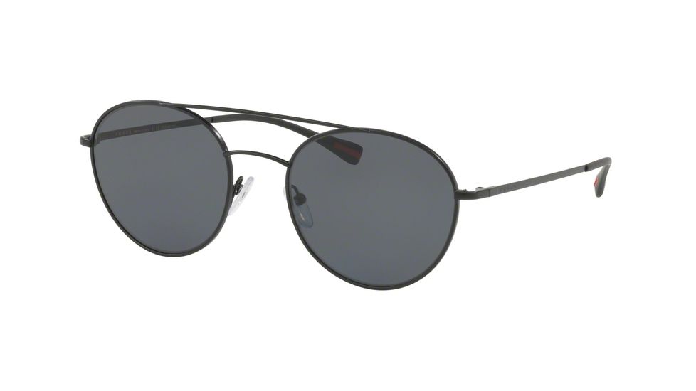 Prada PS51SS Single Vision Prescription Sunglasses PS51SS-1BO5Z1-51 - Lens Diameter 51 mm, Frame Color Matte Black