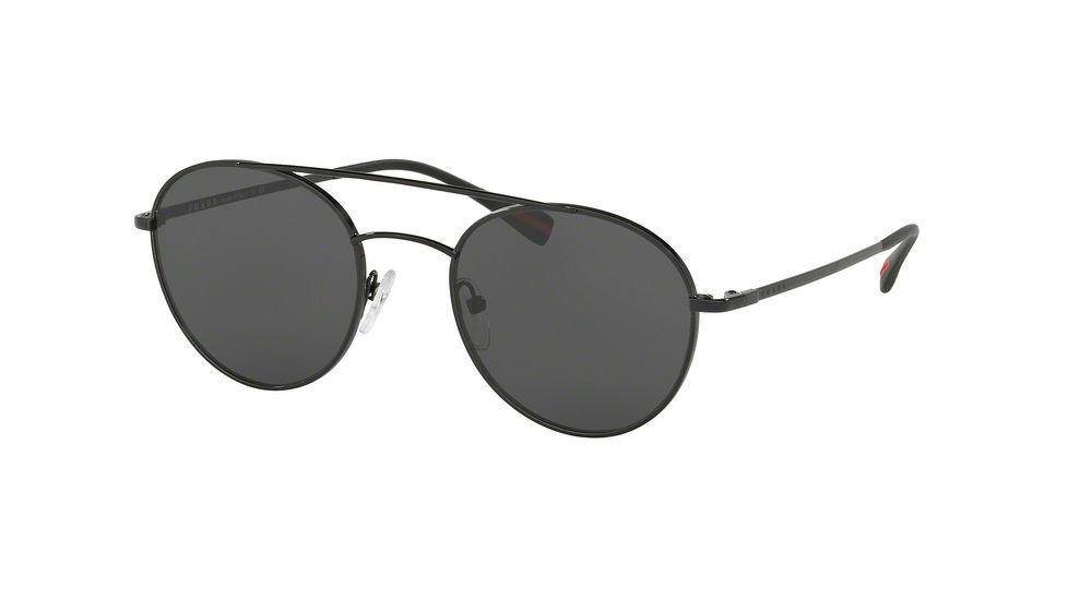 Prada PS51SS Single Vision Prescription Sunglasses PS51SS-7AX5S0-51 - Lens Diameter 51 mm, Frame Color Black