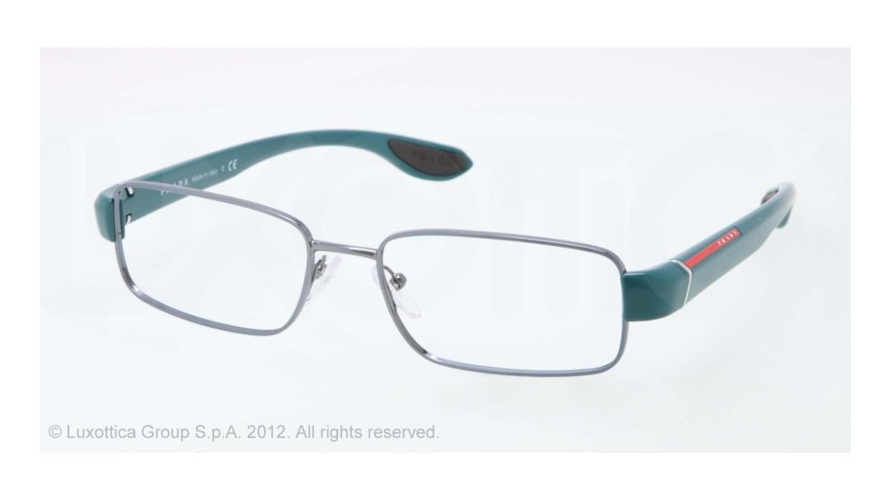 Prada PS52EV Progressive Prescription Eyeglasses ABG1O1-52 - Azure Frame