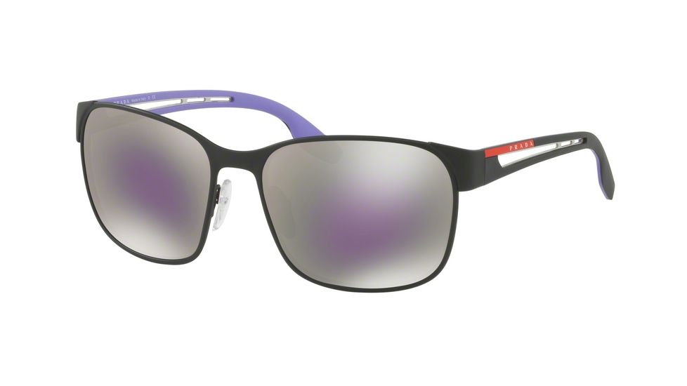 Prada PS52TS Bifocal Prescription Sunglasses PS52TS-DG0140-59 - Lens Diameter 59 mm, Frame Color Black Rubber