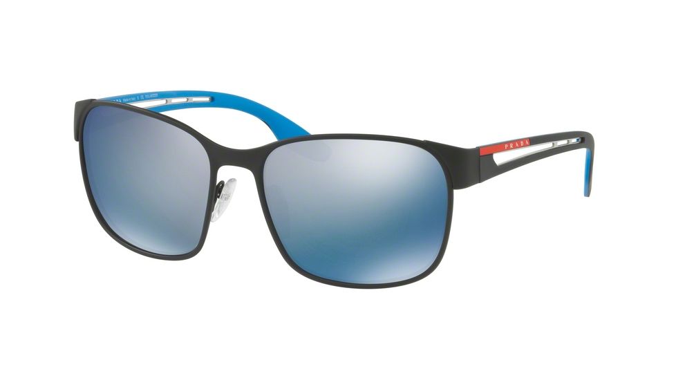 Prada PS52TS Bifocal Prescription Sunglasses PS52TS-DG02E0-59 - Lens Diameter 59 mm, Frame Color Black Rubber