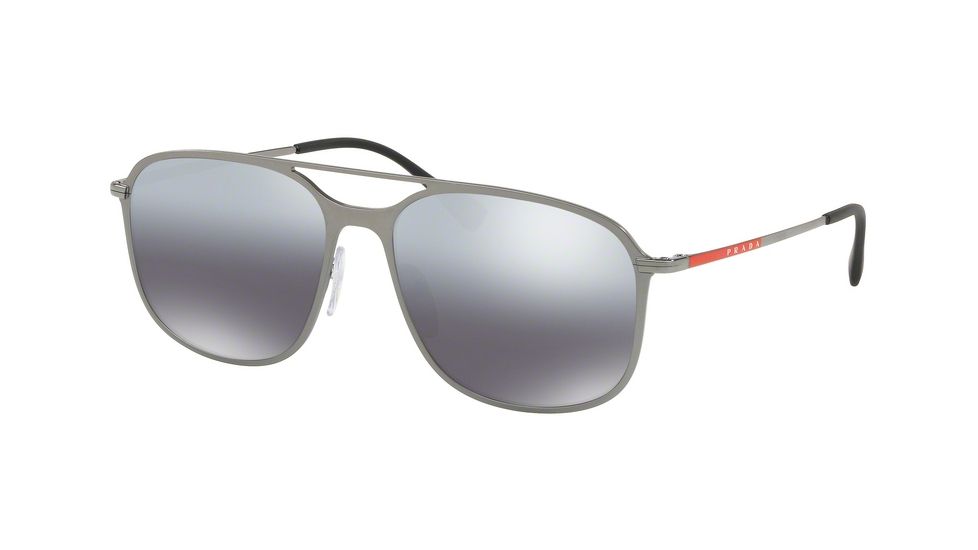 Prada PS53TS Prescription Sunglasses, 56mm, Matte Gunmetal, PS53TS-7CQ2F2-56-SV