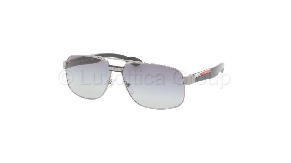 Prada PS54MS Sunglasses 5AV3M1-5913 - Gunmetal Gray Gradient