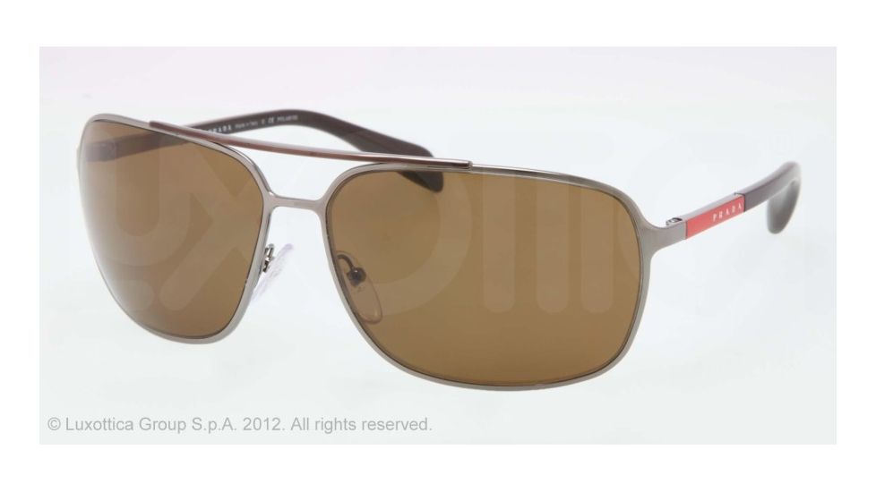 Prada PS54OS Bifocal Prescription Sunglasses PS54OS-5AV5Y1-64 - Lens Diameter 64 mm, Lens Diameter 64 mm, Frame Color Gunmetal