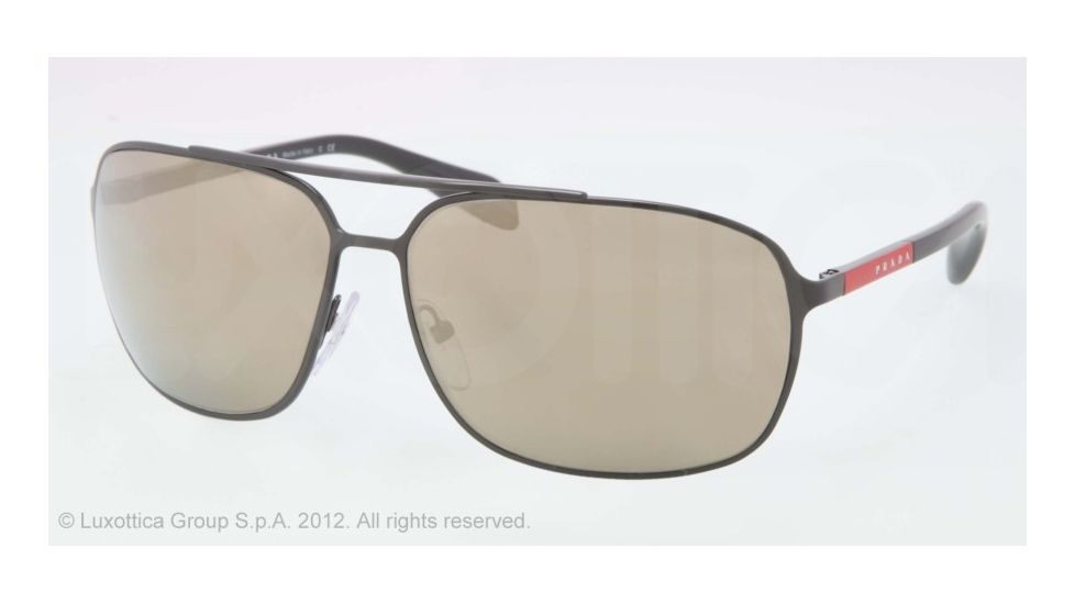 Prada PS54OS Bifocal Prescription Sunglasses PS54OS-OAV1C0-64 - Lens Diameter 64 mm, Lens Diameter 64 mm, Frame Color Asphalt