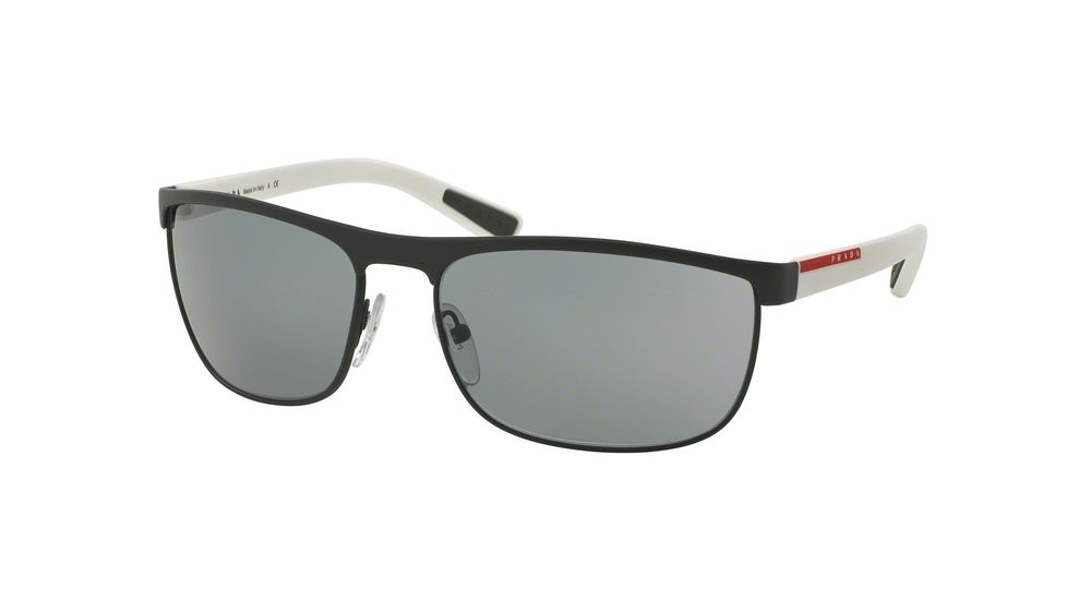 Prada PS54QS Bifocal Prescription Sunglasses PS54QS-TIG3C2-63 - Lens Diameter 63 mm, Frame Color Grey Rubber