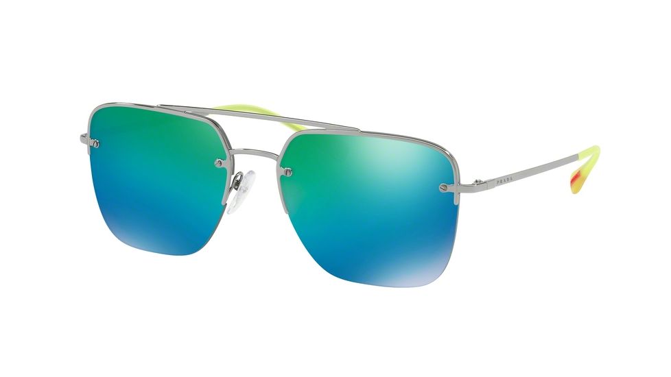 Prada PS54SS Bifocal Prescription Sunglasses PS54SS-5AV6U2-59 - Lens Diameter 59 mm, Frame Color Gunmetal