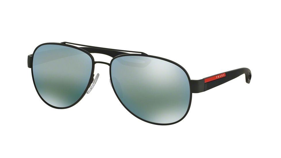 Prada PS55QS Bifocal Prescription Sunglasses PS55QS-TIG4J2-62 - Lens Diameter 62 mm, Frame Color Grey Rubber