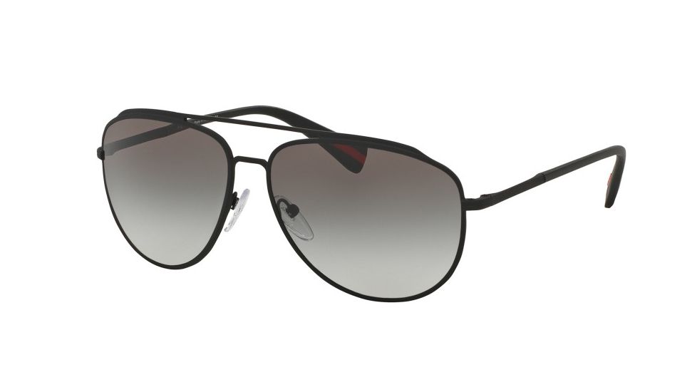 Prada PS55RS Bifocal Prescription Sunglasses PS55RS-DG00A7-59 - Lens Diameter 59 mm, Frame Color Black Rubber