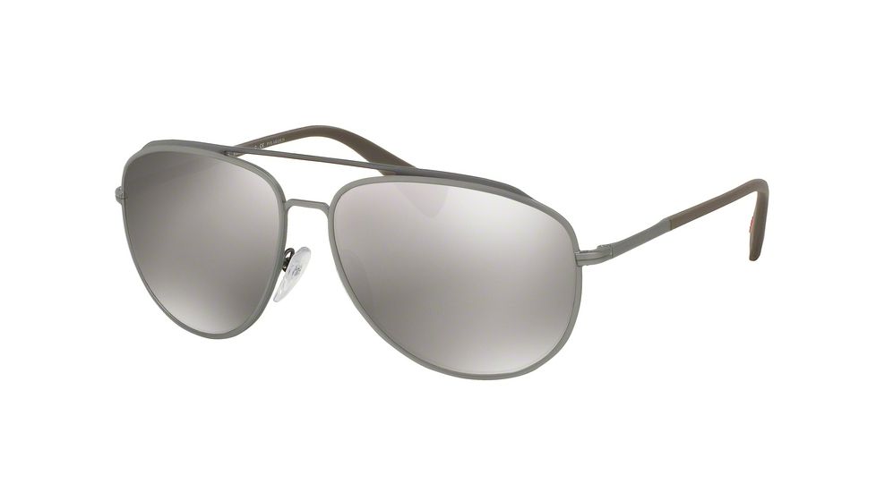 Prada PS55RS Bifocal Prescription Sunglasses PS55RS-DG15K0-59 - Lens Diameter 59 mm, Frame Color Brown/lead Rubber