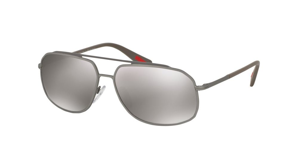 Prada PS56RS Bifocal Prescription Sunglasses PS56RS-DG15K0-60 - Lens Diameter 60 mm, Frame Color Brown/lead Rubber