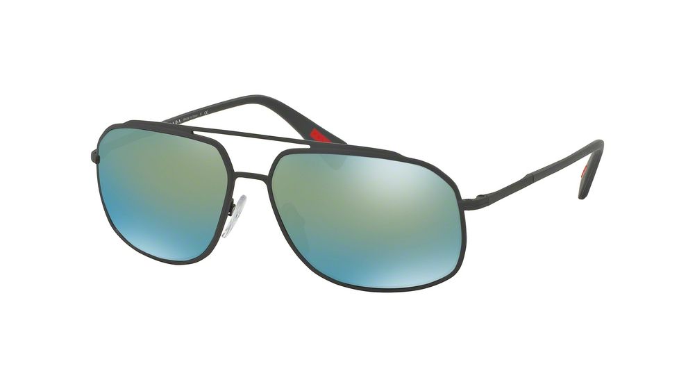 Prada PS56RS Bifocal Prescription Sunglasses PS56RS-TIG4J2-60 - Lens Diameter 60 mm, Frame Color Grey Rubber