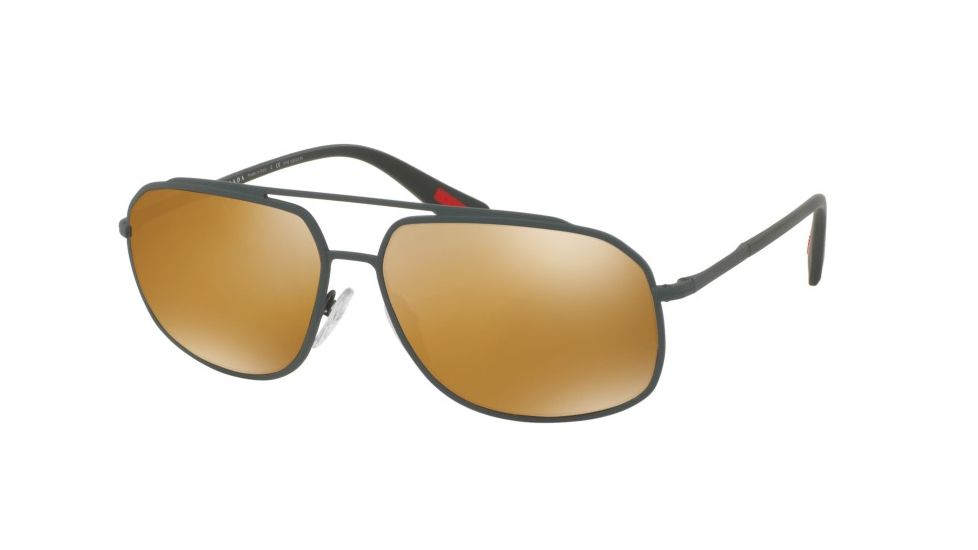 Prada PS56RS Bifocal Prescription Sunglasses PS56RS-UFI5N2-60 - Lens Diameter 60 mm, Frame Color Green Rubber