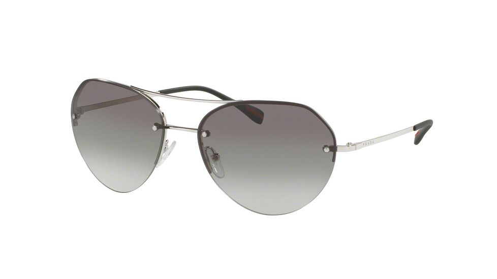 Prada PS57RS Bifocal Prescription Sunglasses PS57RS-1BC0A7-59 - Lens Diameter 59 mm, Frame Color Silver