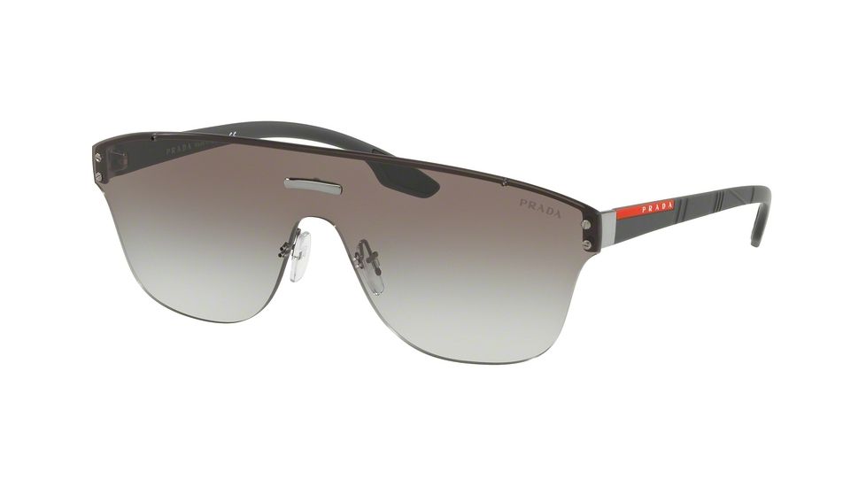 Prada PS57TS Sunglasses 0A70A7-43 - Gunmetal Frame, Grey Gradient Lenses