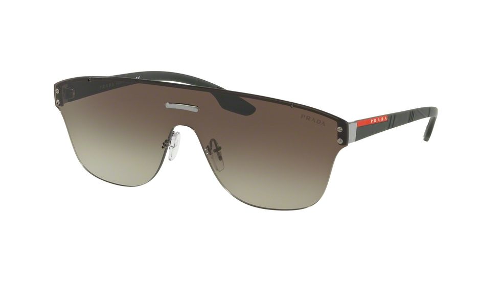 Prada PS57TS Sunglasses 295295-43 - Gunmetal Frame, Green Gradient Lenses