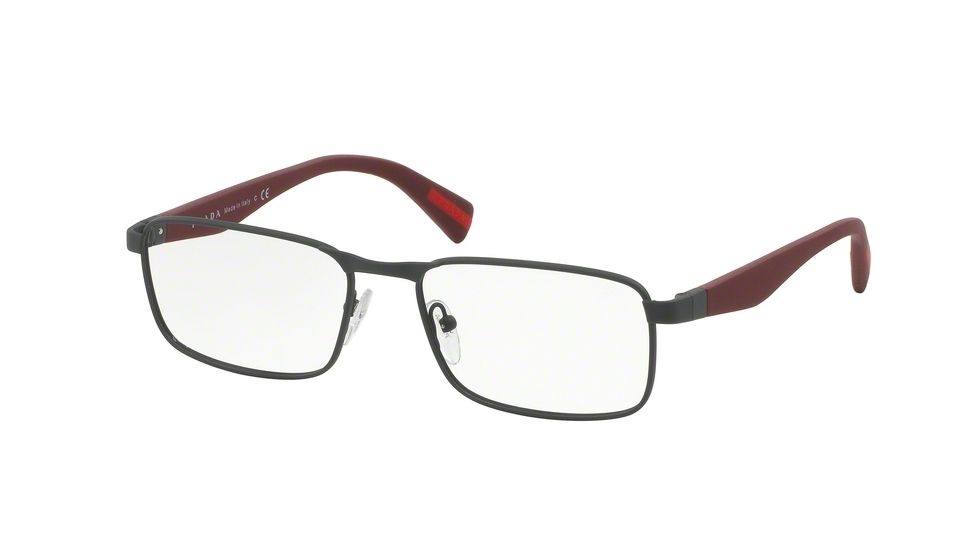 Prada RUBBERMAX PS51GV Bifocal Prescription Eyeglasses TFZ1O1-52 - Grey Rubber Frame