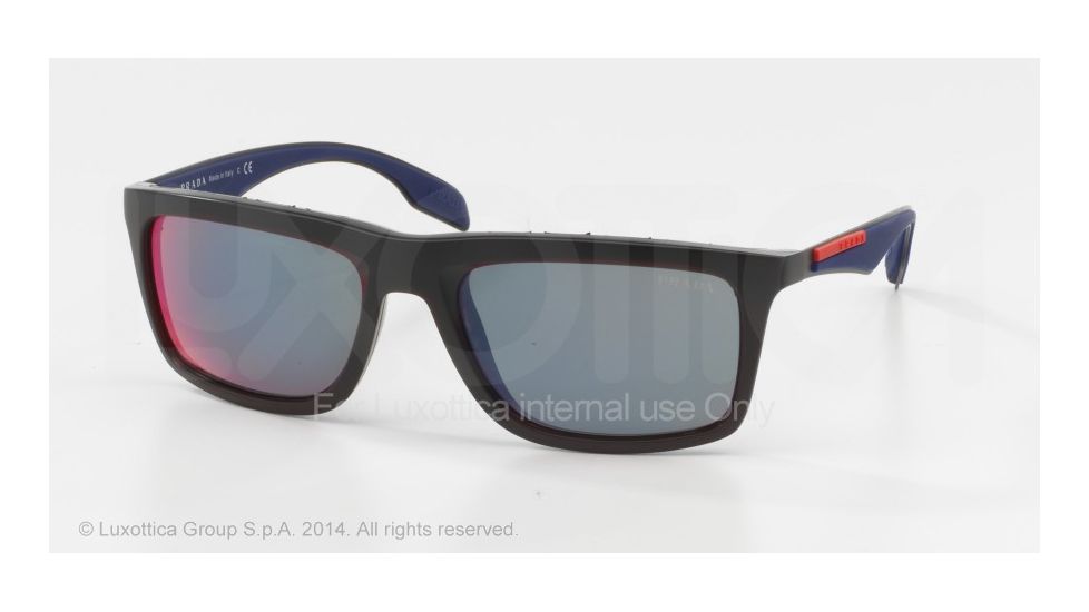 Prada SLICE PS02PS Bifocal Prescription Sunglasses PS02PS-SL89Q1-57 - Lens Diameter 57 mm, Frame Color Bordeaux Demi Shiny