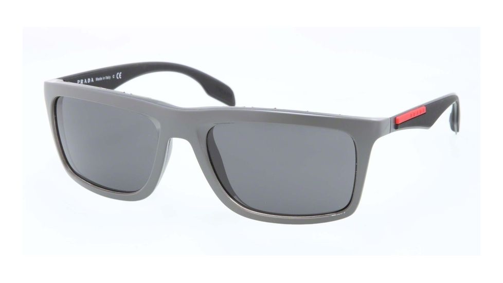 Prada SLICE PS02PS Bifocal Prescription Sunglasses PS02PS-SL91A1-57 - Lens Diameter 57 mm, Frame Color Grey Demi Shiny