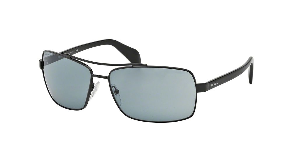 Prada SOCIETY PR55QS Bifocal Prescription Sunglasses PR55QS-7AX3C2-63 - Lens Diameter 63 mm, Frame Color Black