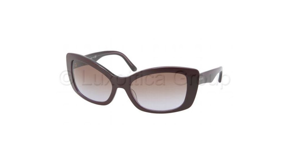 Prada Bifocal Sunglasses PR03NS with Lined Bi-Focal Rx Prescription Lenses PR03NS-IAY6P1-5718 - Lens Diameter 57 mm, Frame Color Top Violet / Lilac Demo Lens