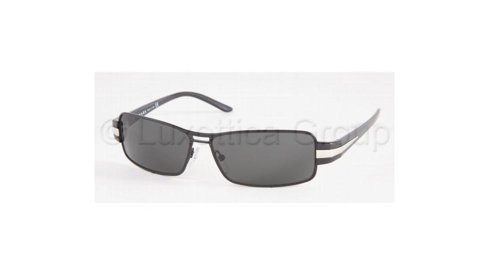 Prada Bifocal Sunglasses PR50HS with Lined Bi-Focal Rx Prescription Lenses PR50HS-1BO1A1-5812 - Lens Diameter: 58 mm