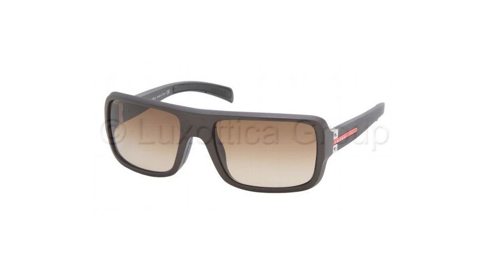 Prada Prescription Sunglasses PS01IS, Select Frame Color / Lens Diameter Matte Brown Frame / 57 mm Prescription Lenses