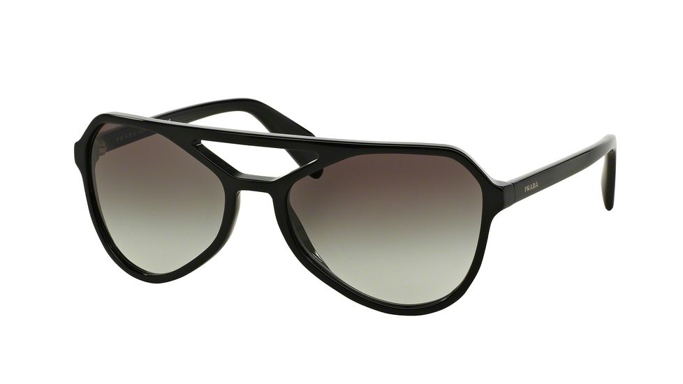 Prada TYPE PR22RS Progressive Prescription Sunglasses PR22RS-1AB0A7-58 - Lens Diameter 58 mm, Frame Color Black