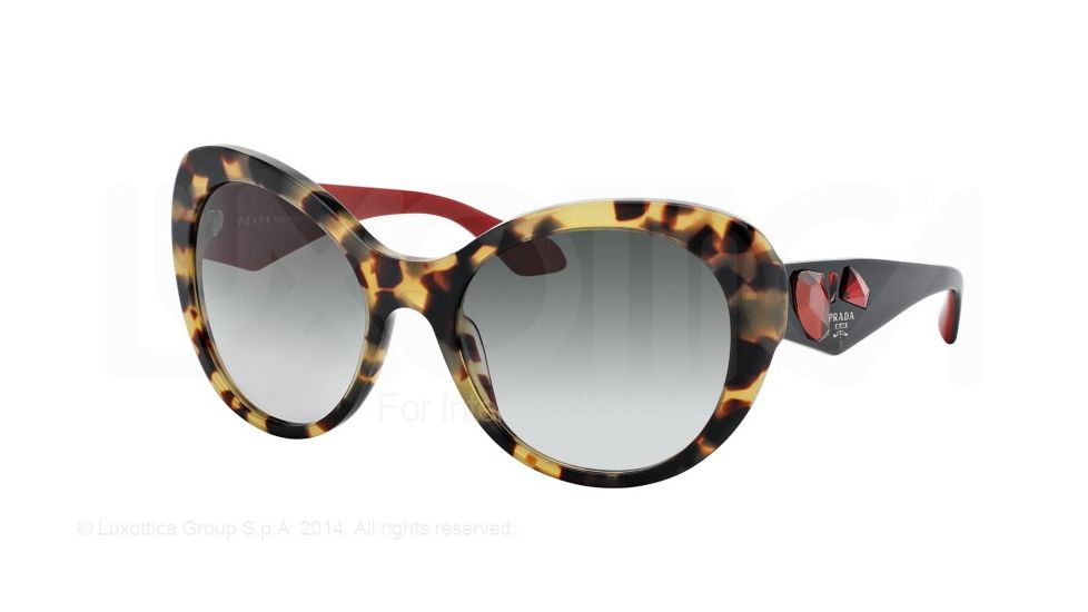 Prada VOICE PR26QS Bifocal Prescription Sunglasses PR26QS-7S00A7-56 - Lens Diameter 56 mm, Frame Color Medium Havana