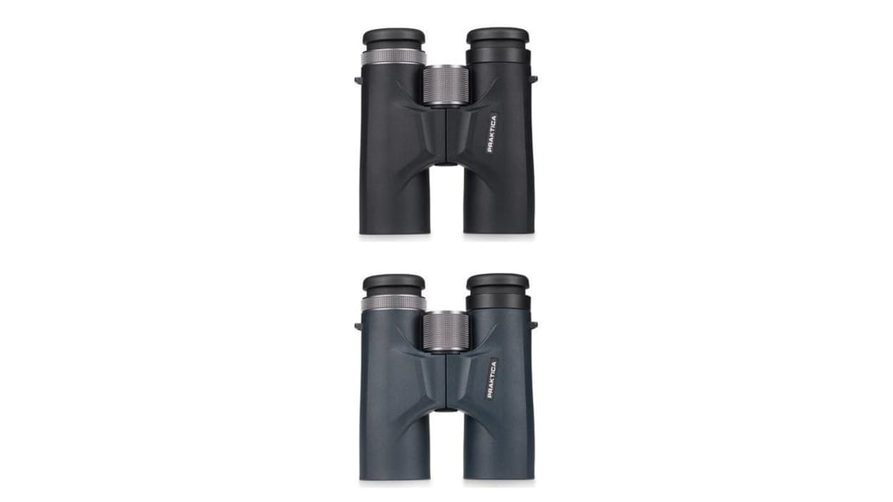 Praktica Avro 10x42mm Roof Prism Binoculars, Black, Blue