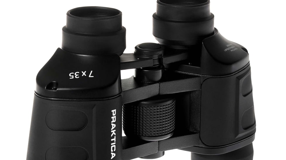 Praktica Falcon 7x35mm Porro Prism Coated Optics Field Binoculars, Black, UOF735BK