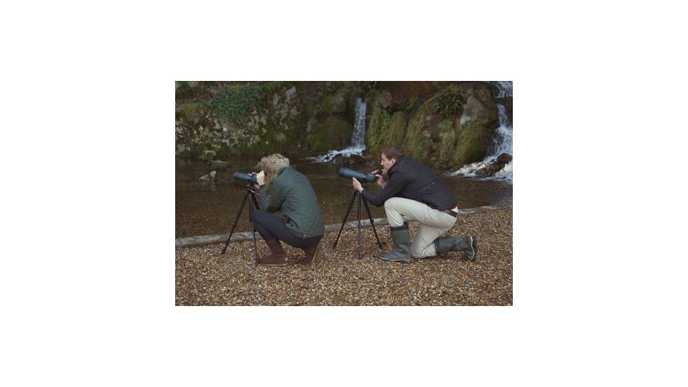Praktica Highlander Angled Spotting Scope 20-60x80mm w/ Tripod, Green PRA120