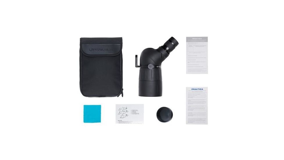 Praktica Hydan 15-45x60mm Angled Spotting Scope, Black PRA069