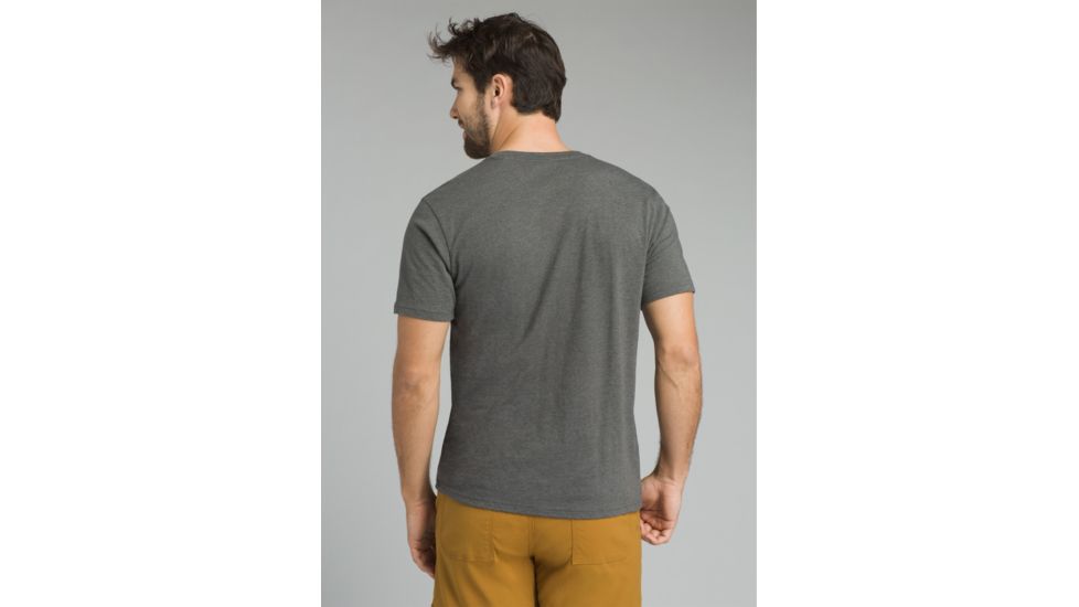 prAna Aggler Everyday T-Shirt - Mens, Charcoal Heather, Medium, M13181433-CCHT-M
