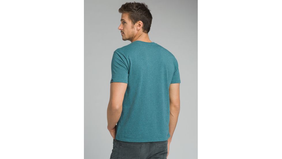 prAna Aggler Everyday T-Shirt - Mens, Deep Balsam Heather, Medium, M13181433-DMHT-M