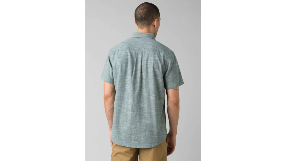 prAna Agua Shirt - Mens, Atlantic, Large, M11201599-ATL-L
