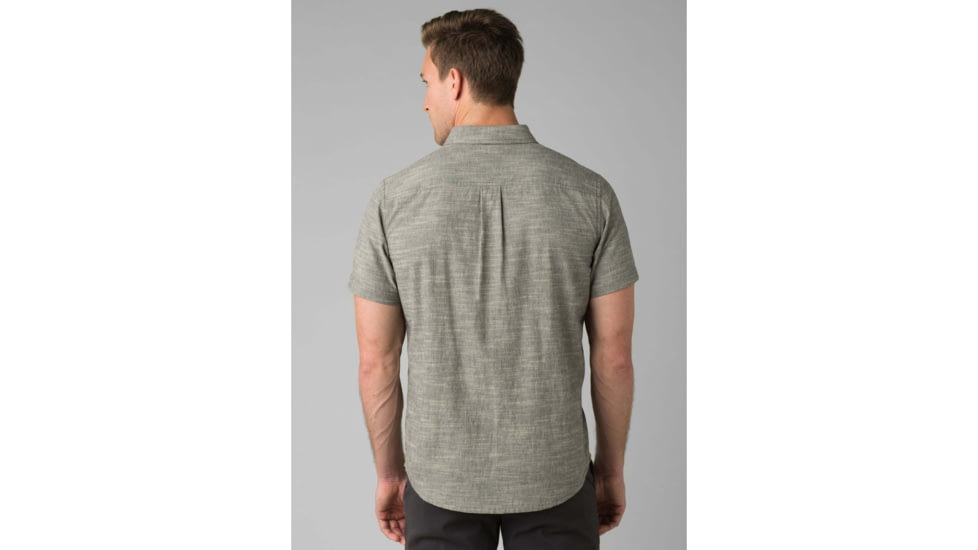 prAna Agua Shirt - Mens, Charcoal, Medium, M11201599-CHR-M