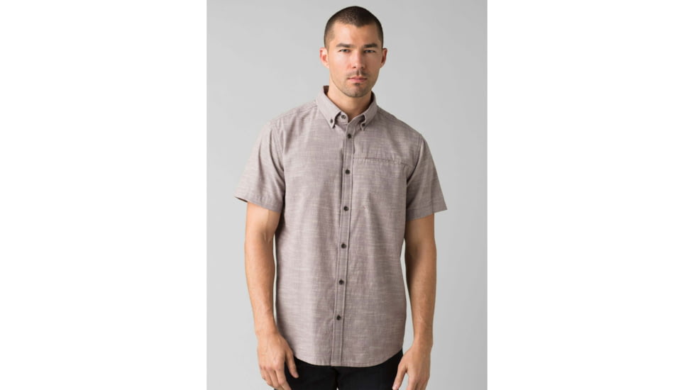 prAna Agua Shirt - Mens, Shadow, Small, M11201599-SHA-S