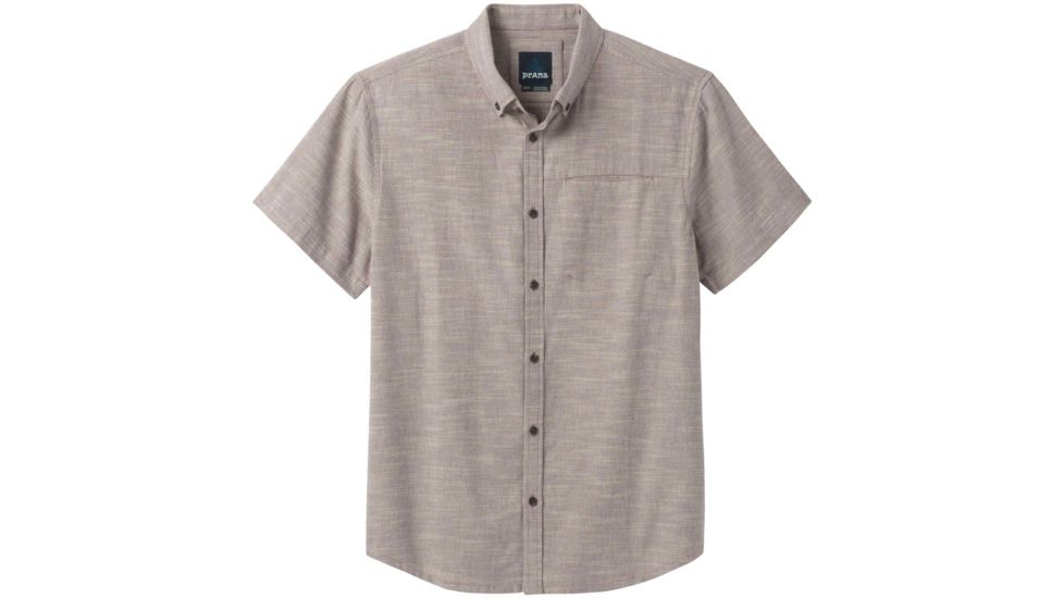 prAna Agua Shirt - Mens, Shadow, Small, M11201599-SHA-S