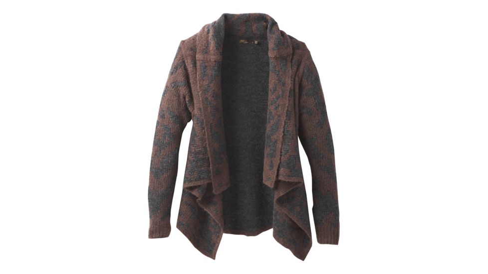 prAna Alberta Reversible Sweater - Women's, Weathered Wood, X-Large, W23180522-WEWO-XL