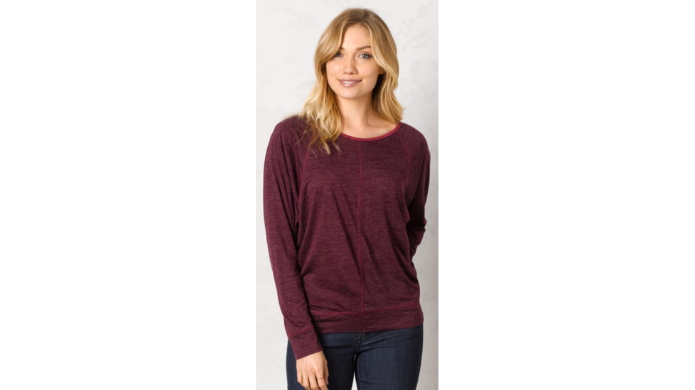 prAna Amanda Top - Women's-Black Plum-Large