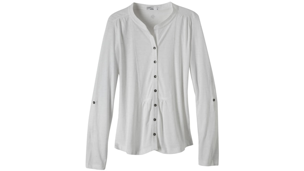 prAna Amber Shirt - Women's -White-Medium