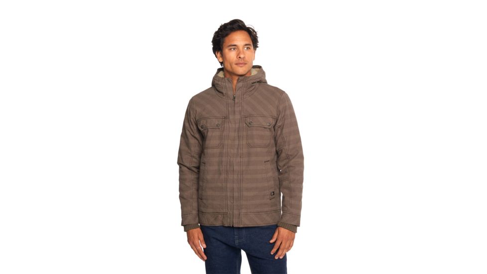 prAna Apperson Jacket - Men's-Mud Plaid-Small