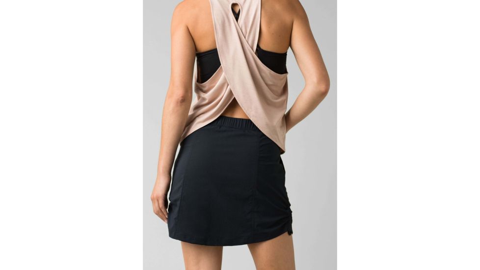 prAna Arch Skort - Womens, Black, Small, W31202055-BLK-S