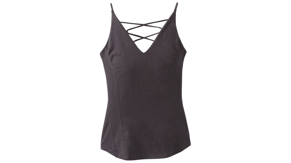 prAna Arrowland Tank - Womens, Charcoal, Medium, W11190749 -010-M