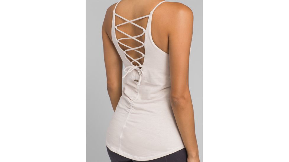 prAna Arrowland Tank - Womens, Pebble Grey, Small, W11190749 -044-S