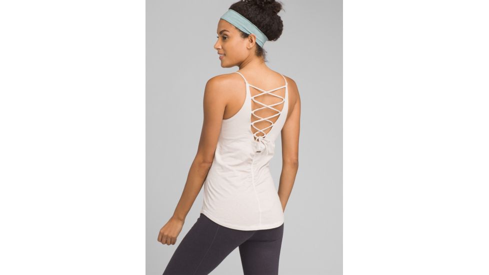 prAna Arrowland Tank - Womens, Pebble Grey, Small, W11190749 -044-S