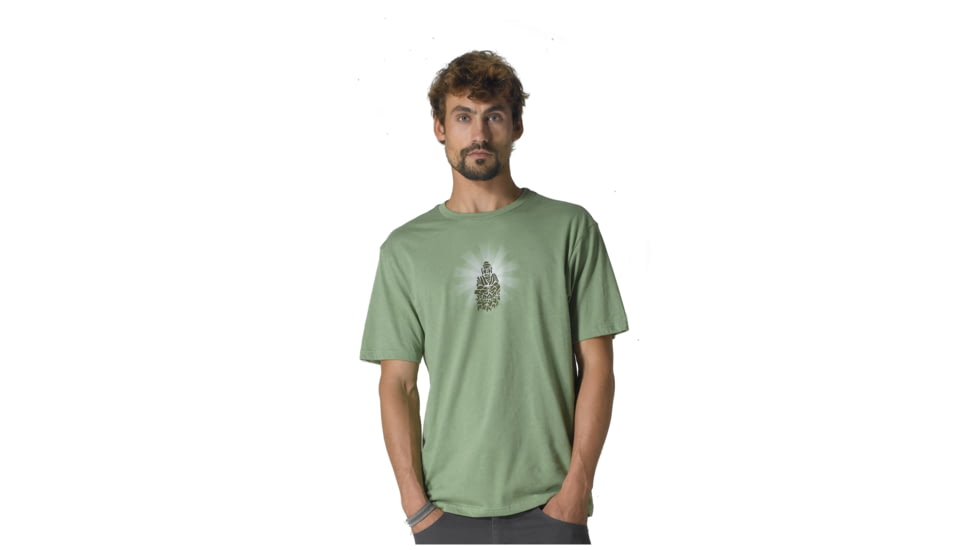 prAna Aura Heather T Mens --Large-Caramel