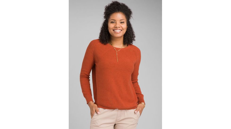 prAna Avita Sweater - Womens, Dark Mauve Heather, Small, W23190909-DMVH-S